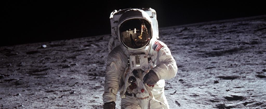 Edwin "Buzz" Aldrin. The second person to set foot on the Moon.